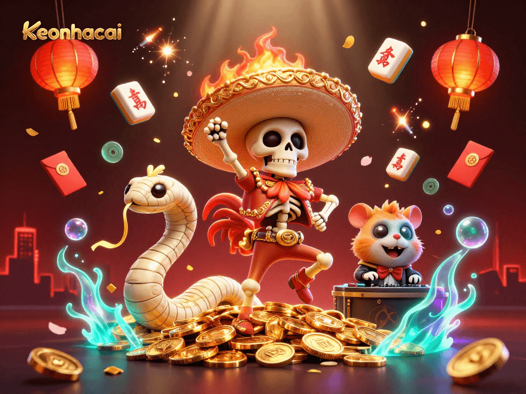 Experience winning with keonhacai through lively casino characters and stunning visuals.