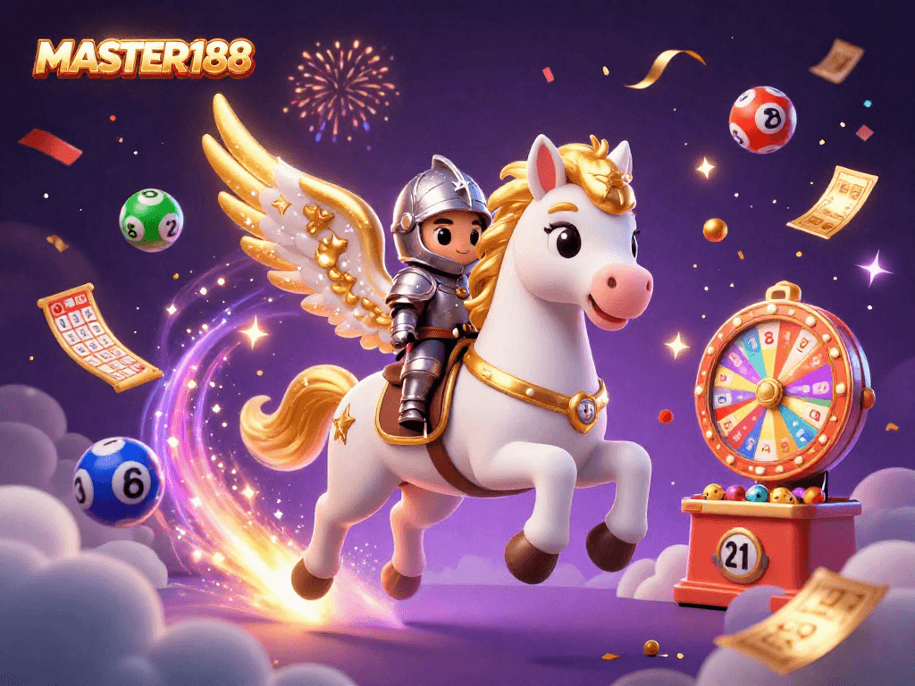 Engage with MASTER188's dynamic lottery experience featuring vibrant game elements and enchanting characters in action.