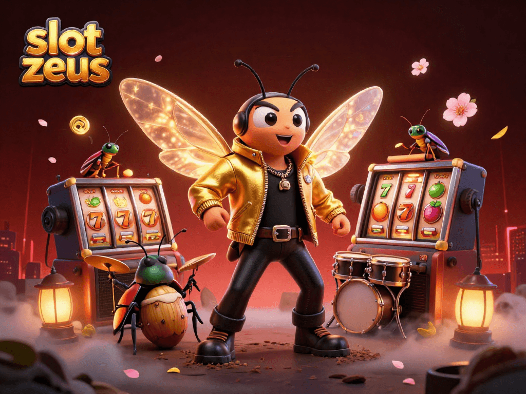 Menangkan permainan slot zeus dengan ilustrasi 3D yang menarik dan berbagai elemen kasino.