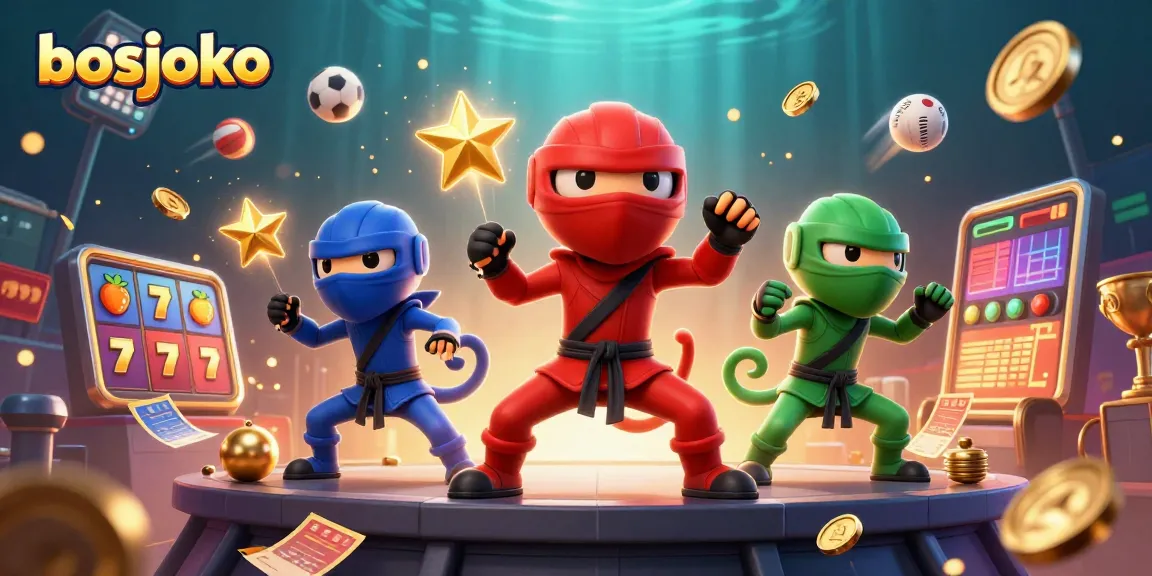 Engage with bosjoko's thrilling slot experience featuring dynamic characters and vibrant game elements.