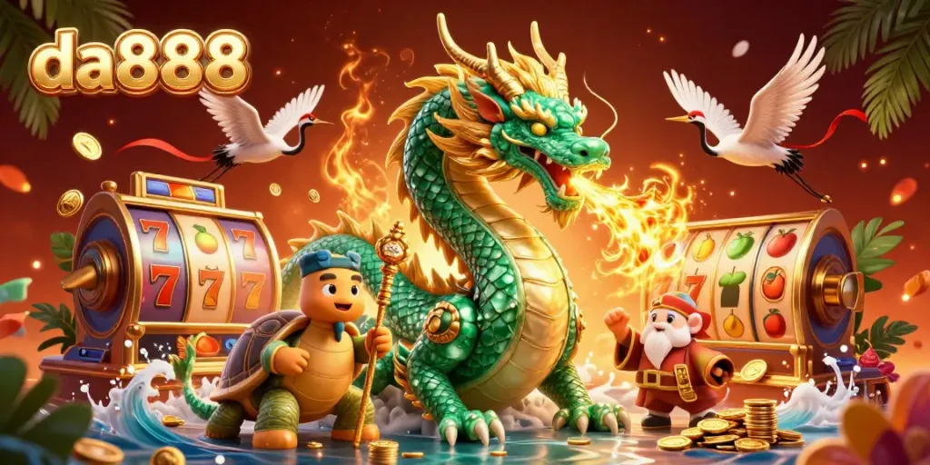 Engage with the vibrant da888 casino world filled with luck and excitement through dynamic slot elements.