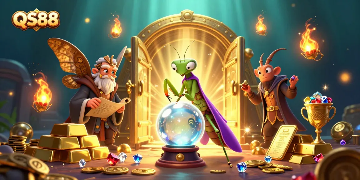 Experience enthralling games at QS88 with captivating fortune teller and treasure elements.