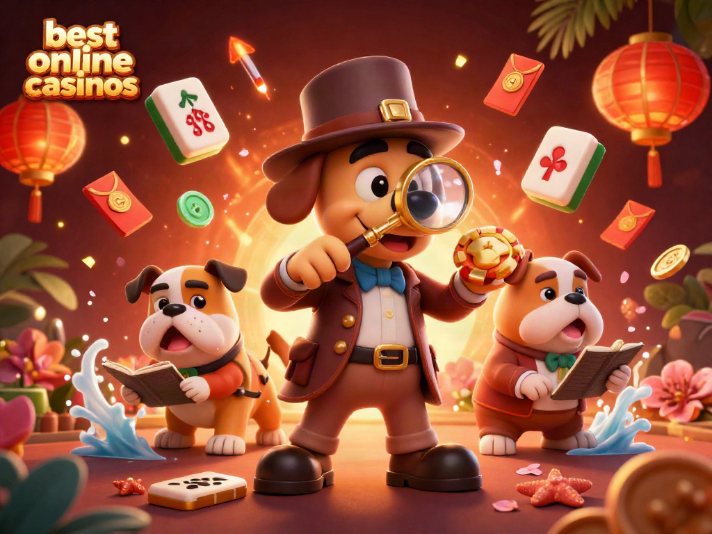 Experience the excitement of the best online casinos with a detective cartoon adventure.