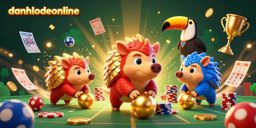 Join the excitement at danhlodeonline with rival pangolins bowling through golden casino elements