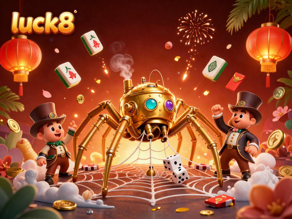 Engage in thrilling luck8 gameplay with a whimsical steampunk twist and dynamic casino elements.