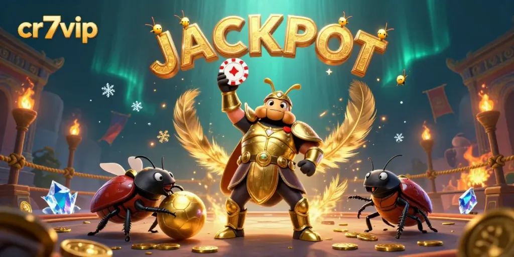 Menangkan jackpot dengan cr7vip dan karakter menarik dalam ilustrasi kasino 3D