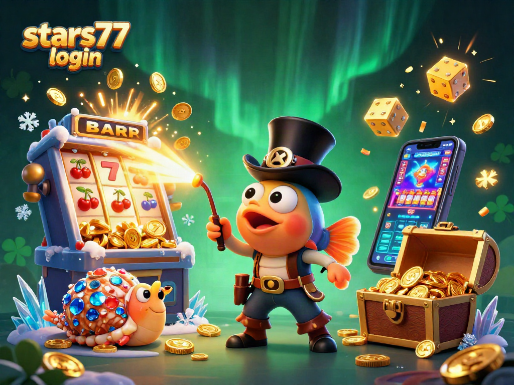 Jelajahi stars77 login untuk meraih jackpot dengan mesin slot 3D dan karakter menarik di dunia kasino.