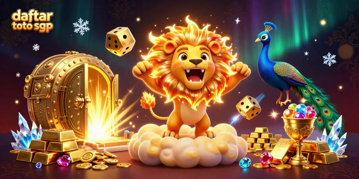 Experience daftar toto sgp with a vibrant 3D illustration showcasing thrilling casino elements.