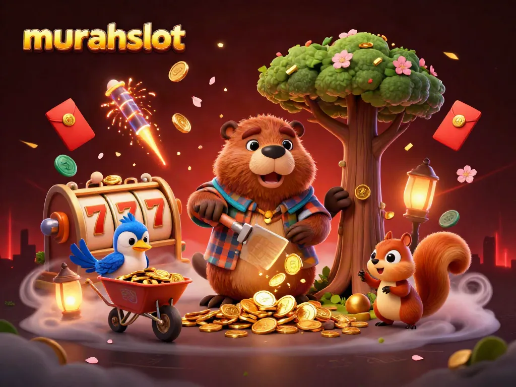 Mainkan murahslot dengan beaver pemotong pohon yang menghasilkan koin emas dan elemen menarik lainnya.