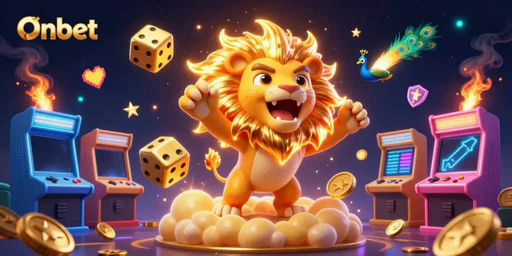 Engage in thrilling gameplay at Onbet with joyous characters and colorful gaming elements.