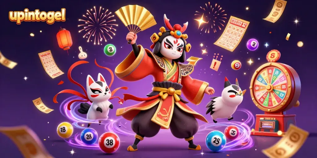 Menangkan hadiah besar di upintogel dengan bola lotre berwarna-warni yang melambung penuh warna.