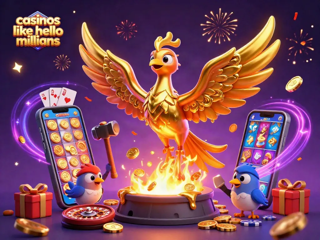 Experience the excitement of casinos like hello millions with vibrant slot games and golden coin rewards.