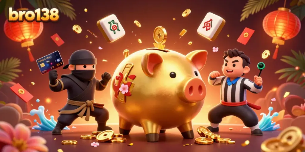 Experience the excitement of bro138 with a lively casino scene featuring engaging characters, vibrant elements, and dynamic action