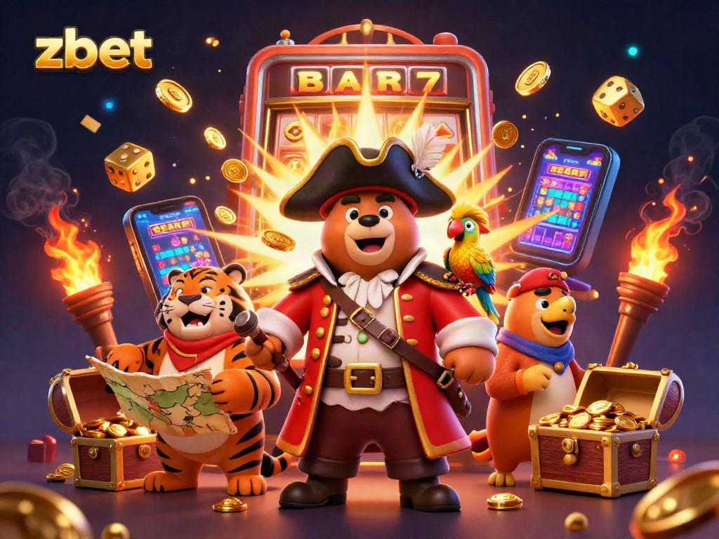 Spin to win with zbet in this vibrant casino illustration showcasing thrilling gaming action.
