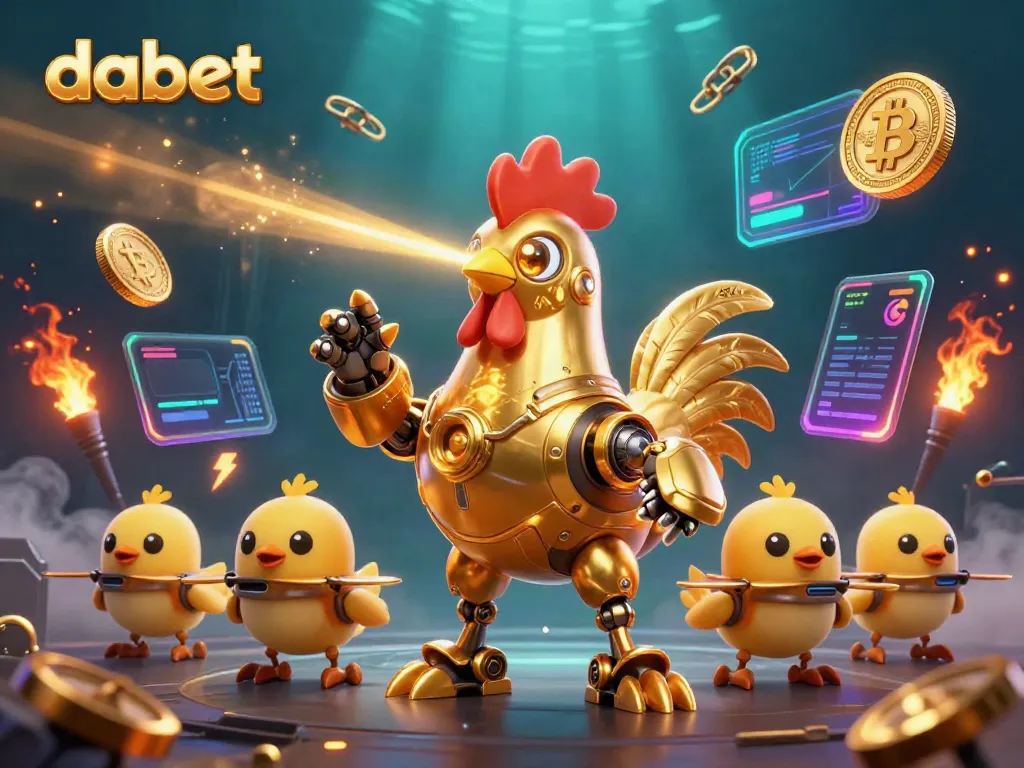 Experience a vibrant dabet scene featuring characters engaging with dynamic casino elements.