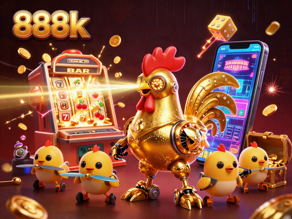 Engage with the vibrant 888k casino world through dynamic slot machine action and captivating characters.