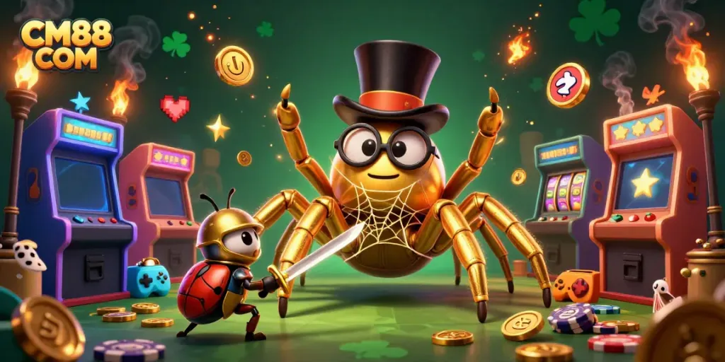 Engage with interactive CM88 COM casino gaming through unique characters and vibrant visuals.