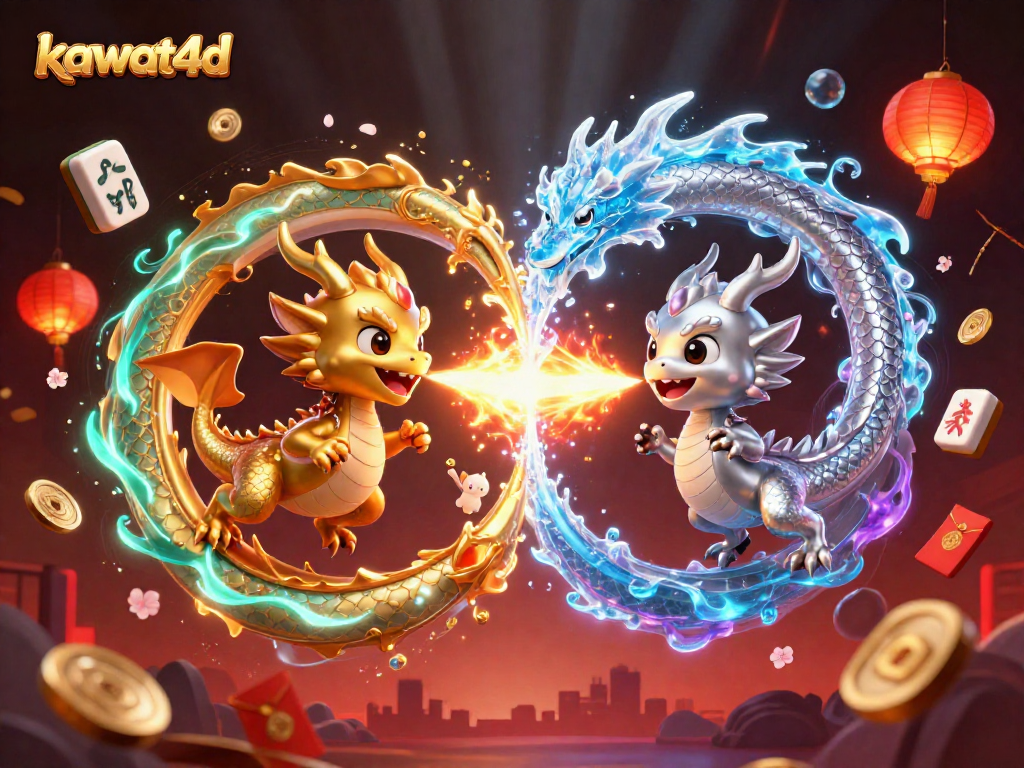 Kawat4D menghadirkan permainan menegangkan dengan dragon emas dan perak bermain dengan elemen kasino