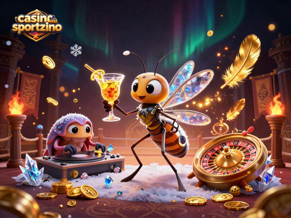 Experience the excitement of casino like Sportzino with a vibrant 3D atmosphere and engaging characters.